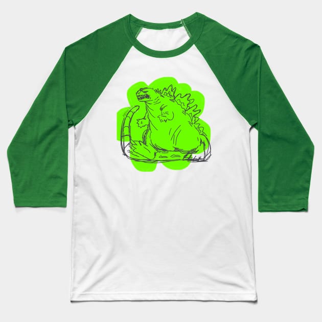 Scribble Zilla Baseball T-Shirt by AlligatorCheese market 